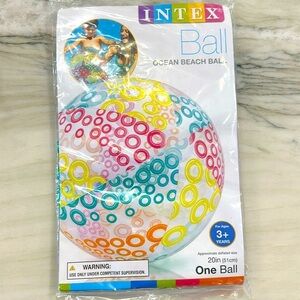 Intex Ocean Inflatable Beach Ball 20" NEW Sealed In Package 2018